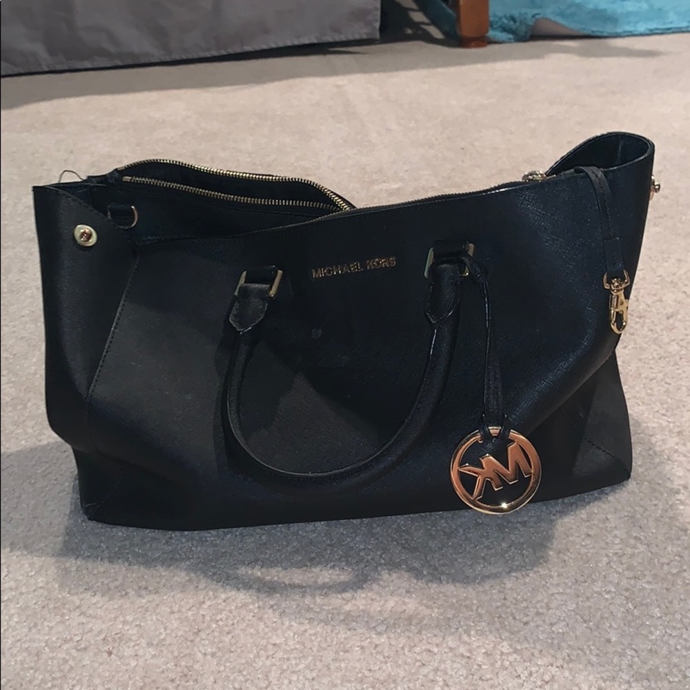 black MK purse
